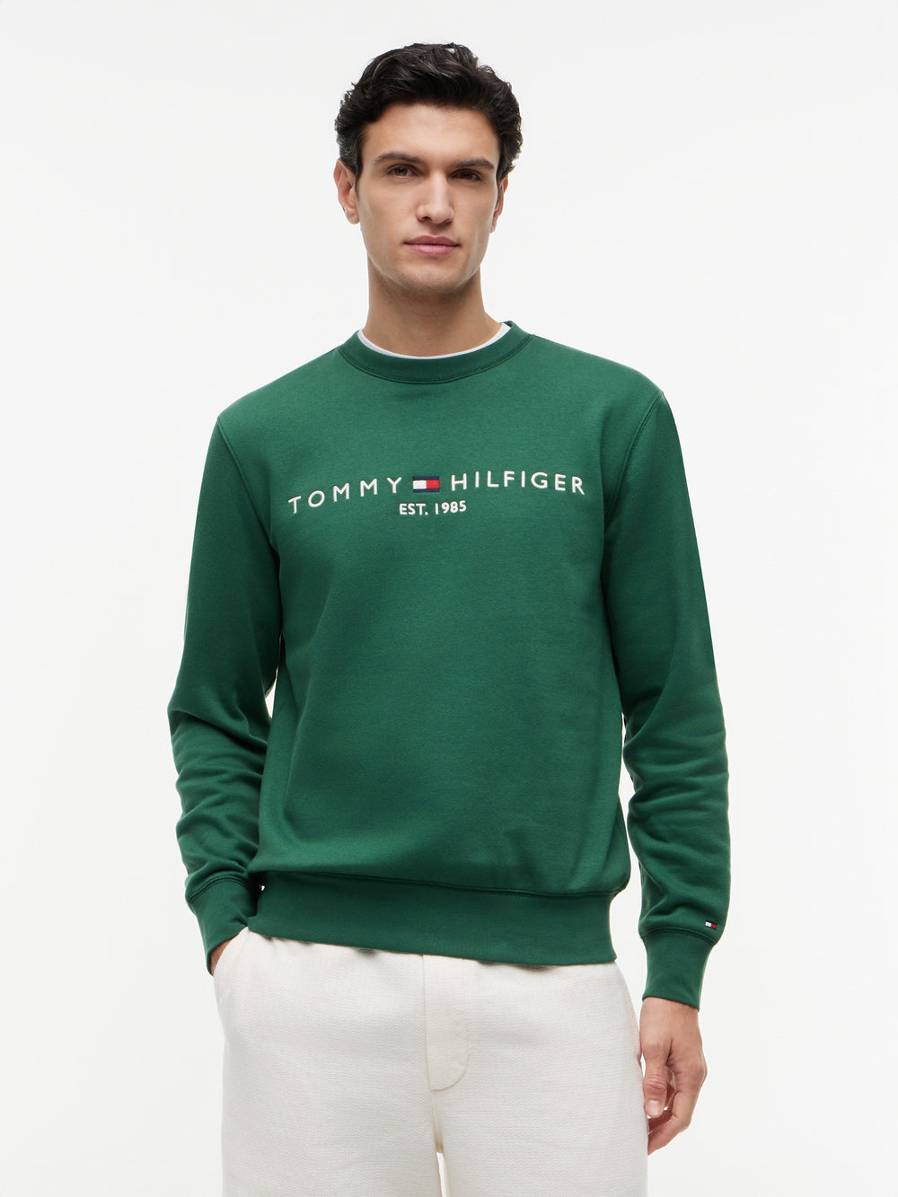 Tommy Logo Fleece Pullover