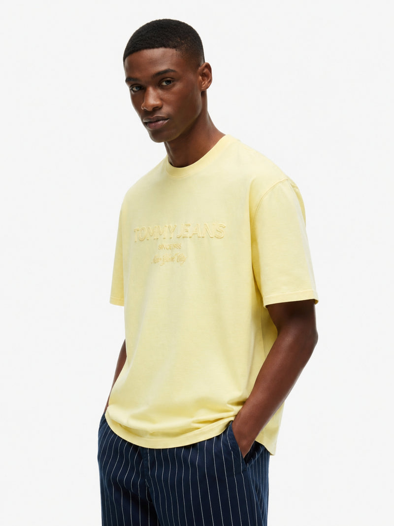 90S Fit Washed Patchwork T-Shirt