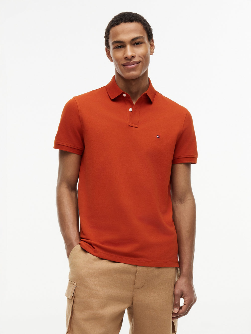 Regular Fit Solid Pique Polo