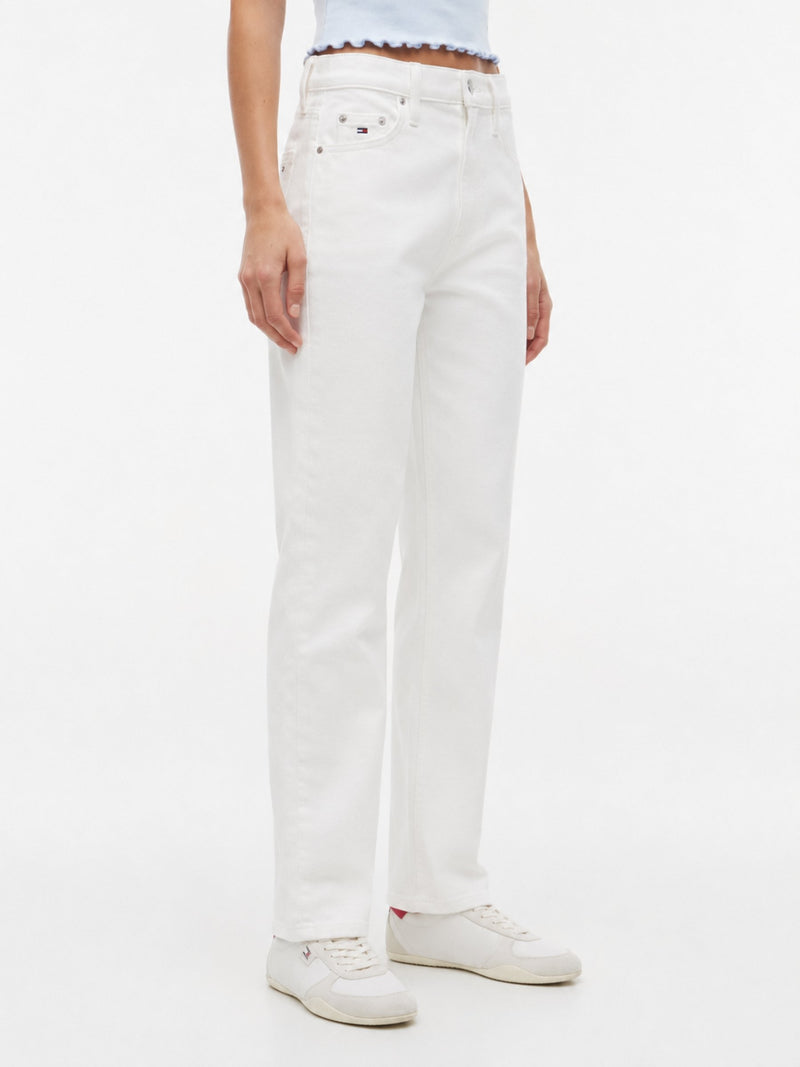 High Rise Fashion Stretch Slim Straight Jeans