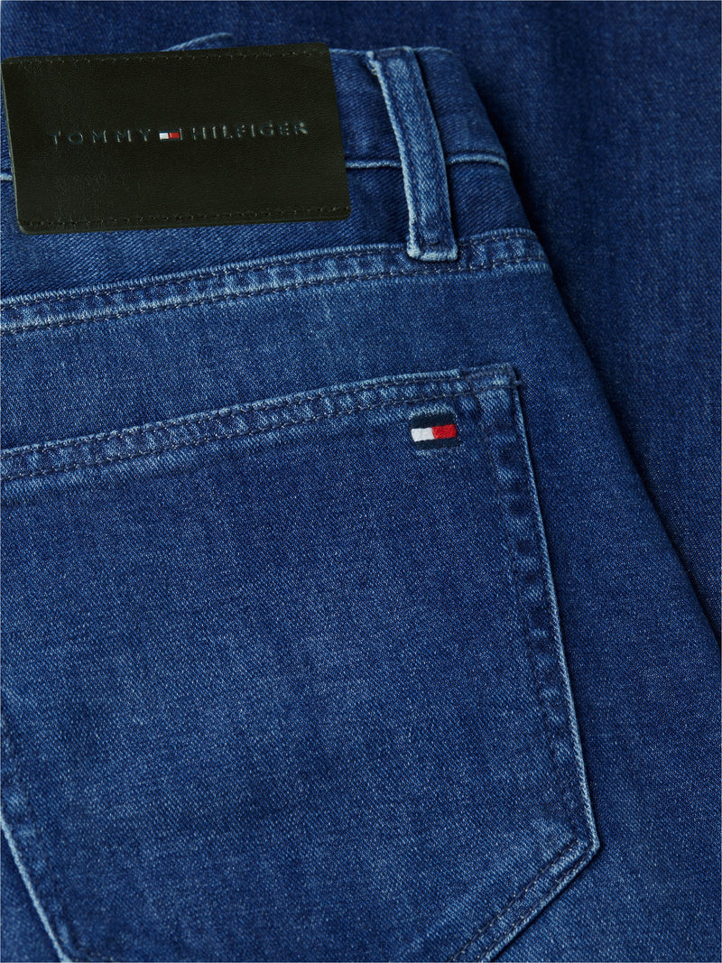 Men Denton Slim Straight Dark Wash Jeans