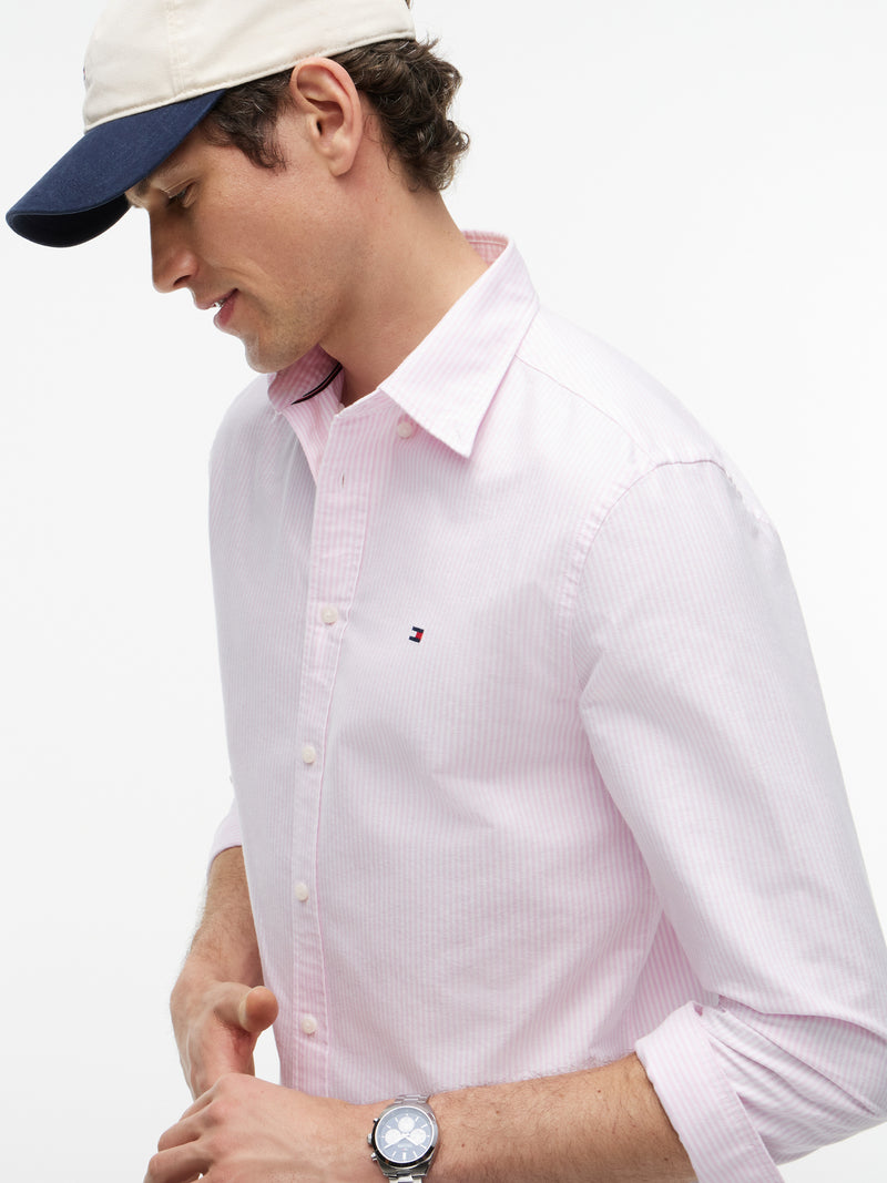 Regular Fit Stripe Oxford Shirt