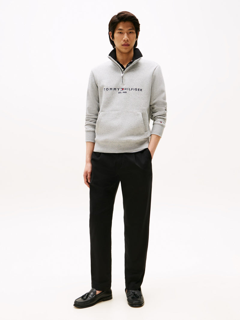 Men Harlem Regular Tapered Fit Pleated Satin Trouser