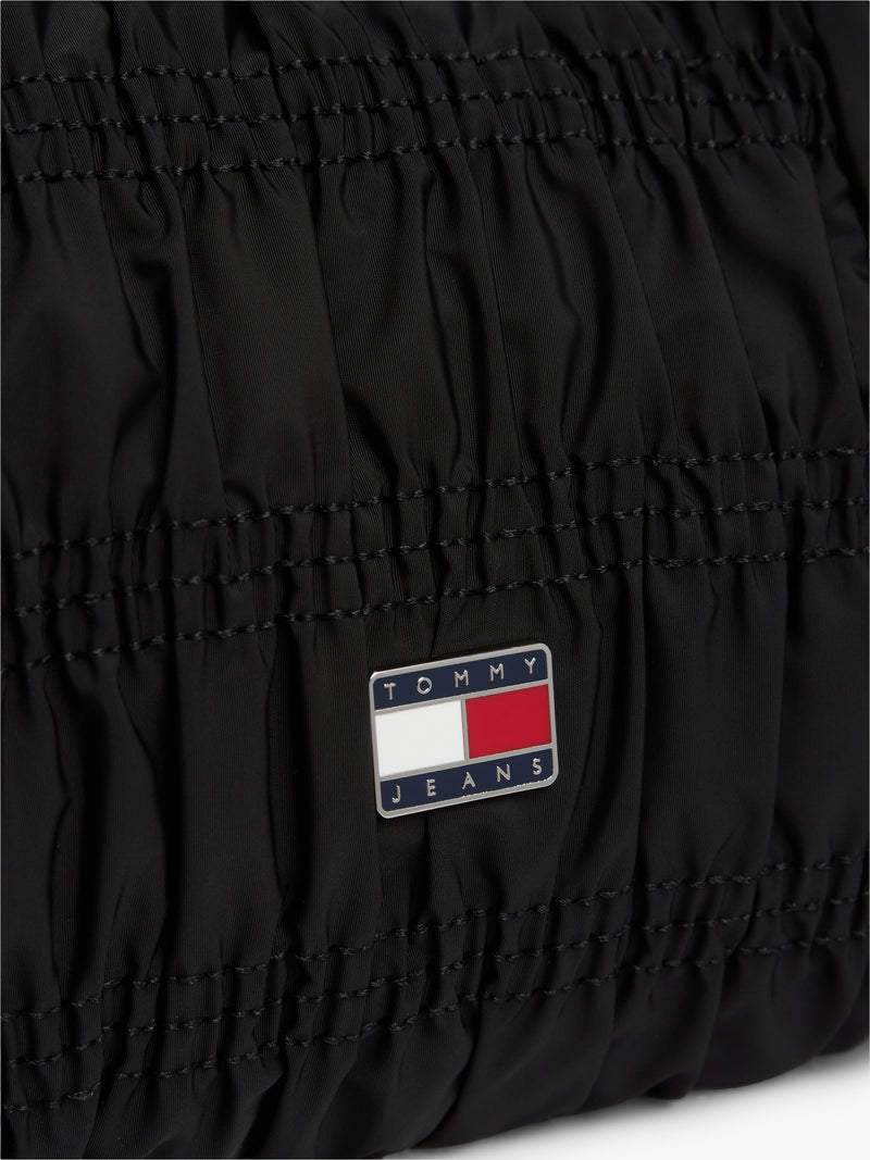 Solid Polyester Shoulder Bag