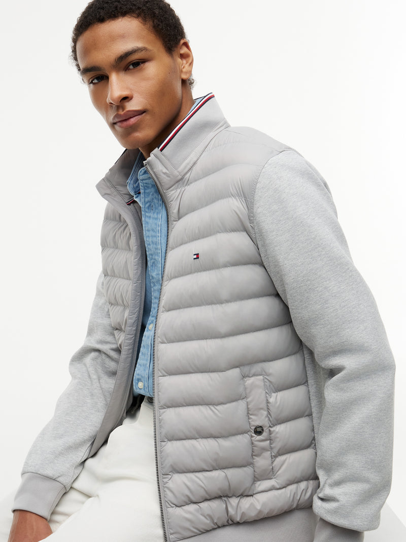 Regular Fit Mix Media Jacket