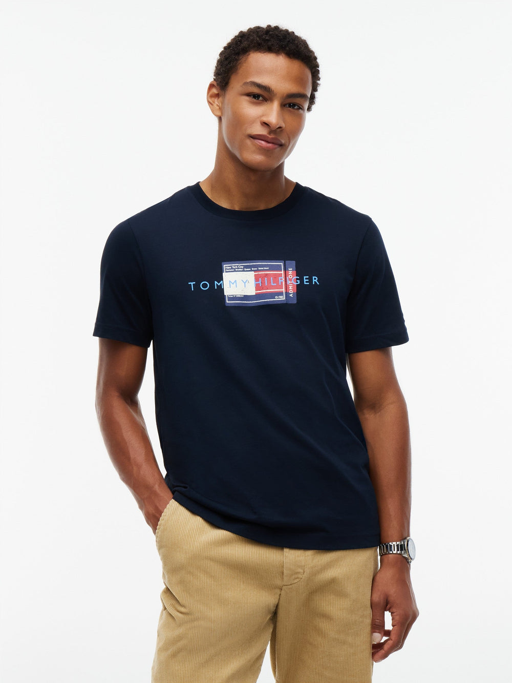 Regular Fit Graphic Logo Tshirt