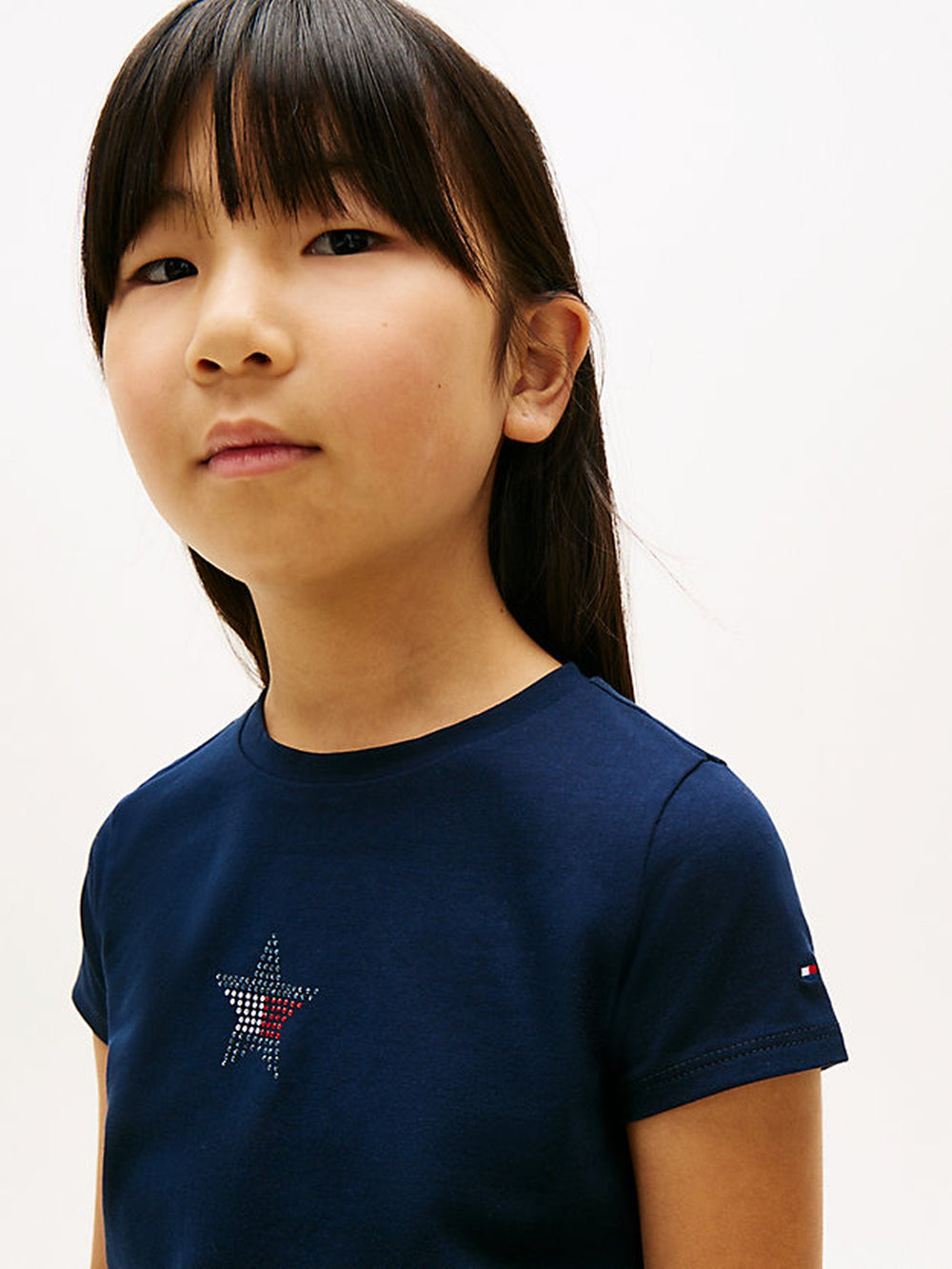 Kids Sequin Star Logo T-Shirt