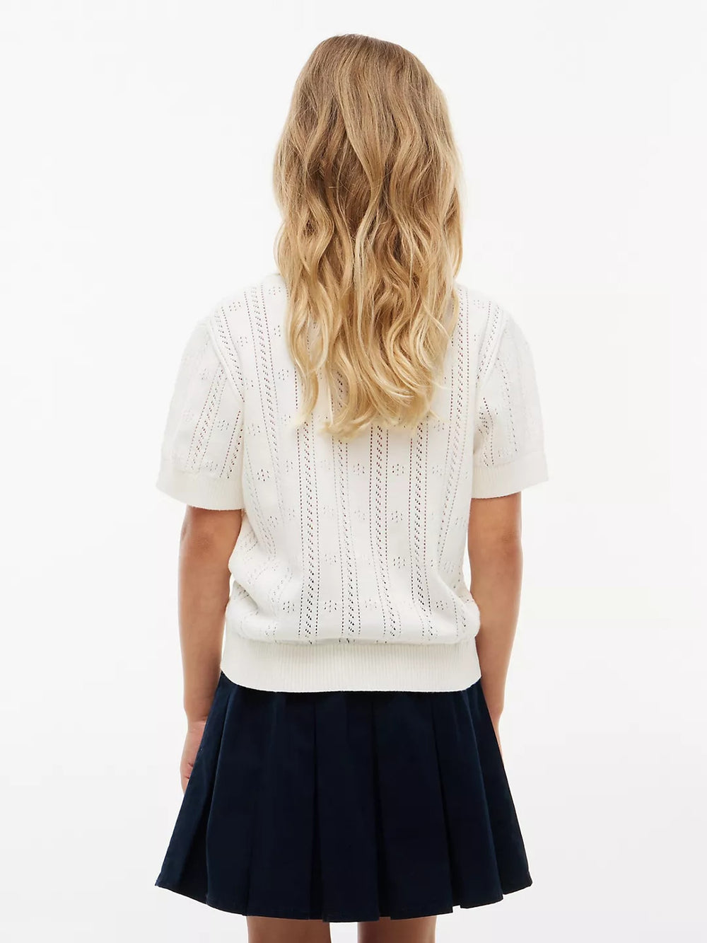 Kids Pointelle Polo