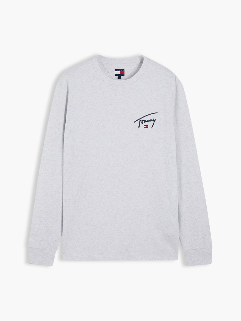 Slim Fit Signature Long Sleeve T-Shirt