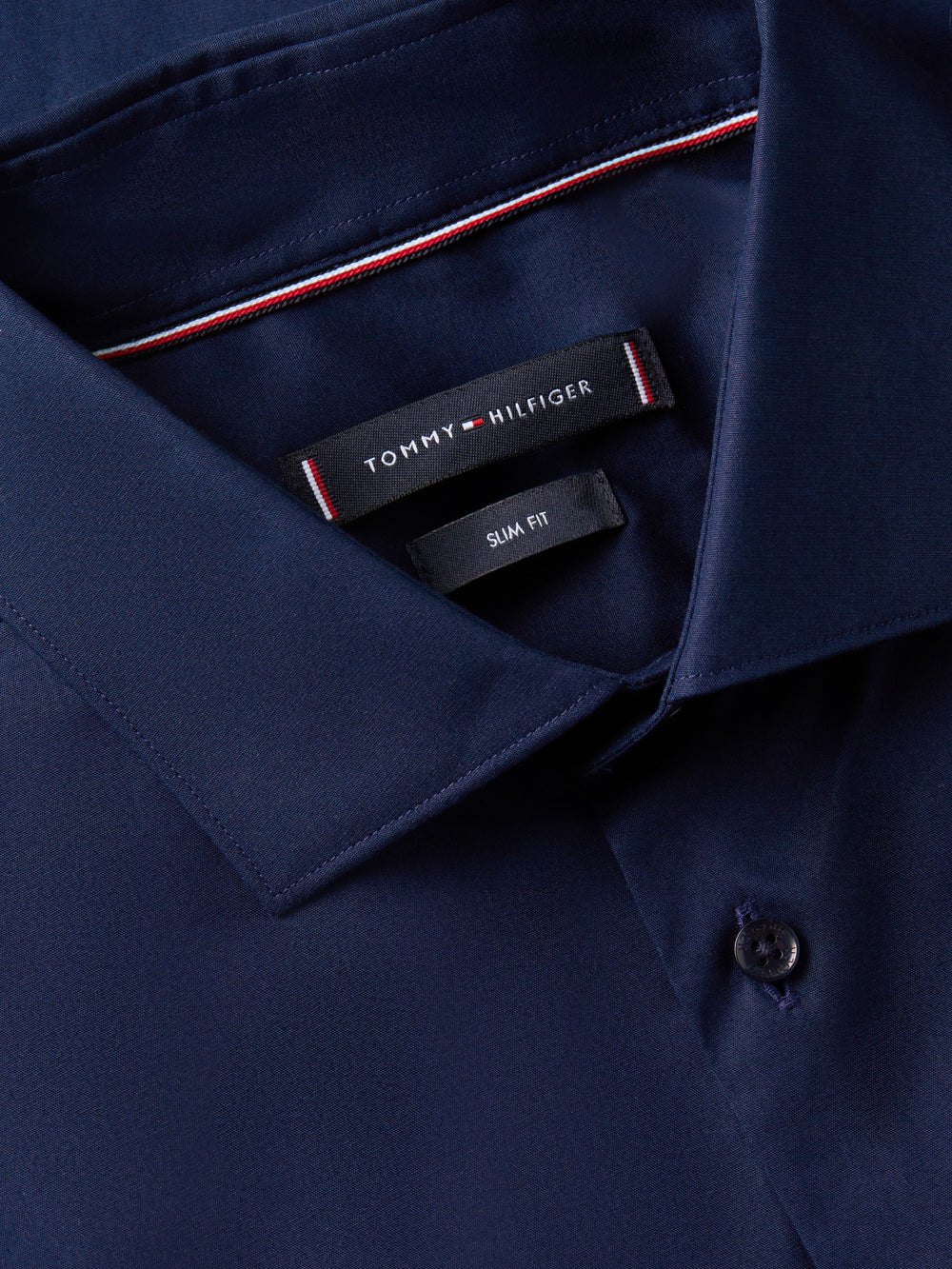 Slim Fit Solid Poplin Shirt