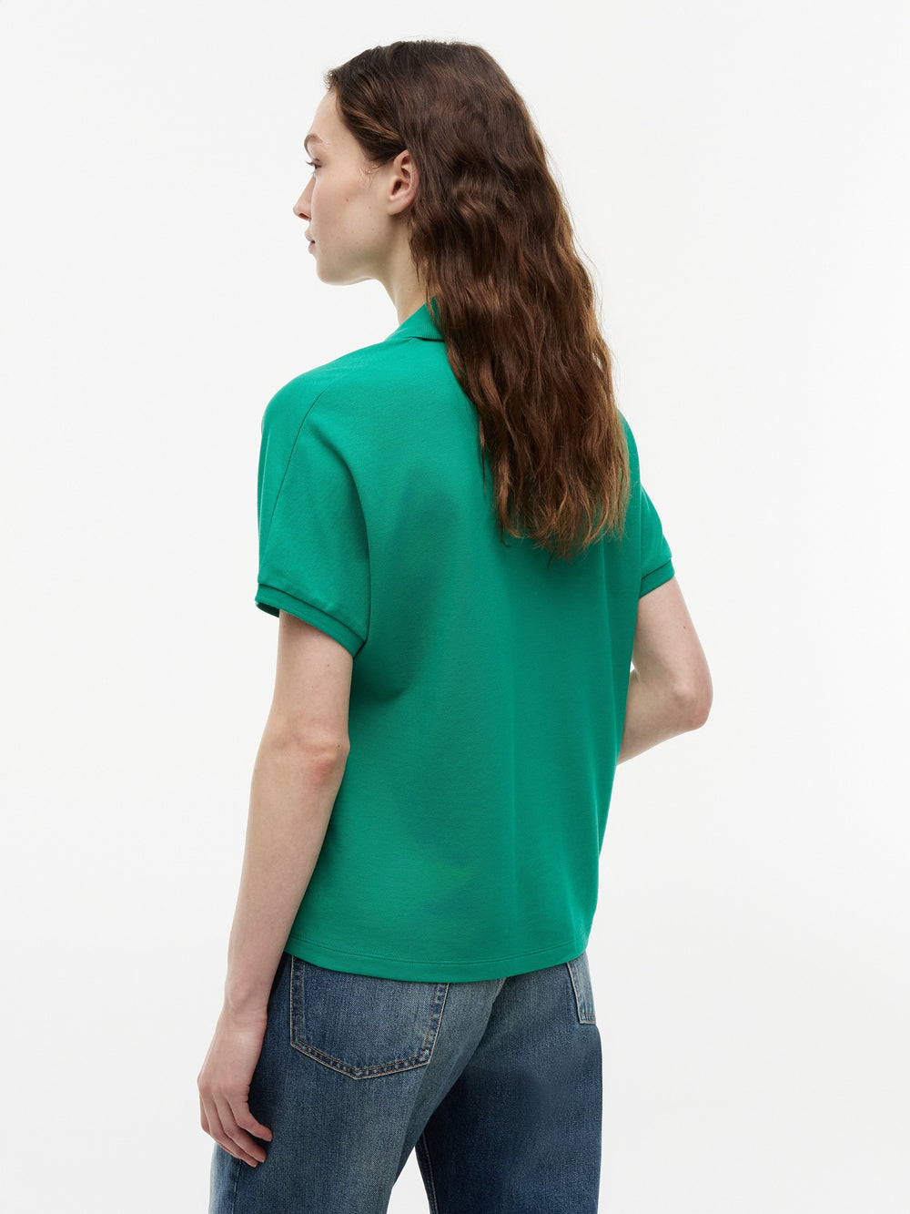 Solid Regular Fit Half Sleeve Pique Polo