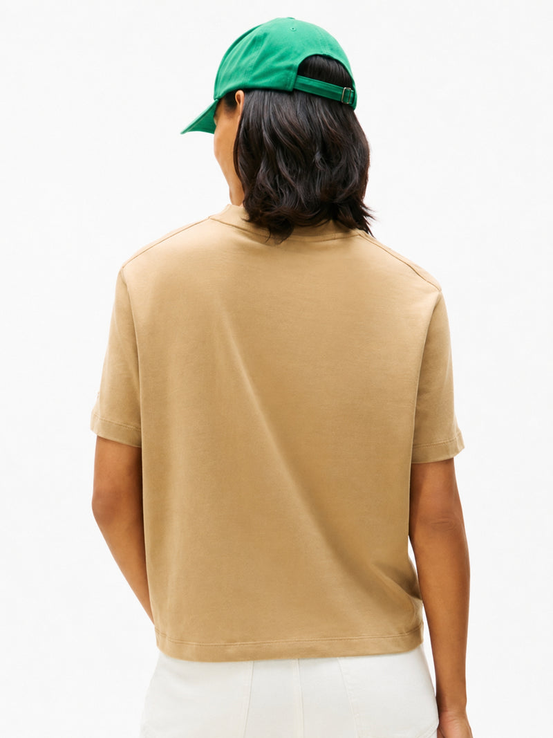 Solid Relaxed Fit Half Sleeve Cotton Jersey T-Shirt