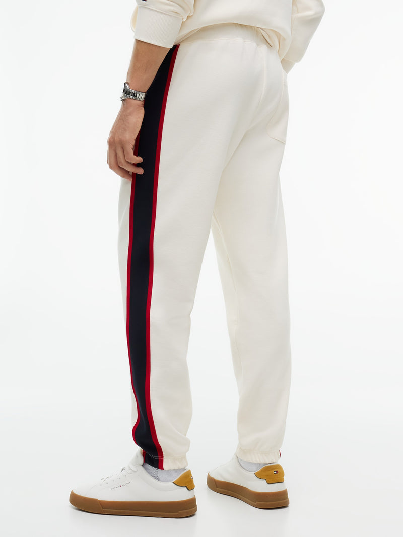 Regular Fit Solid Badge Track Pant