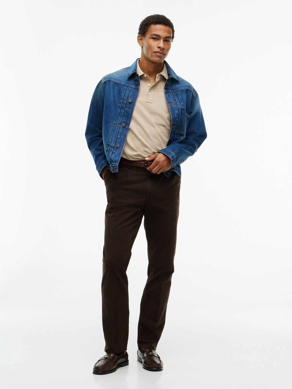 Slim Fit Solid Pique Polo