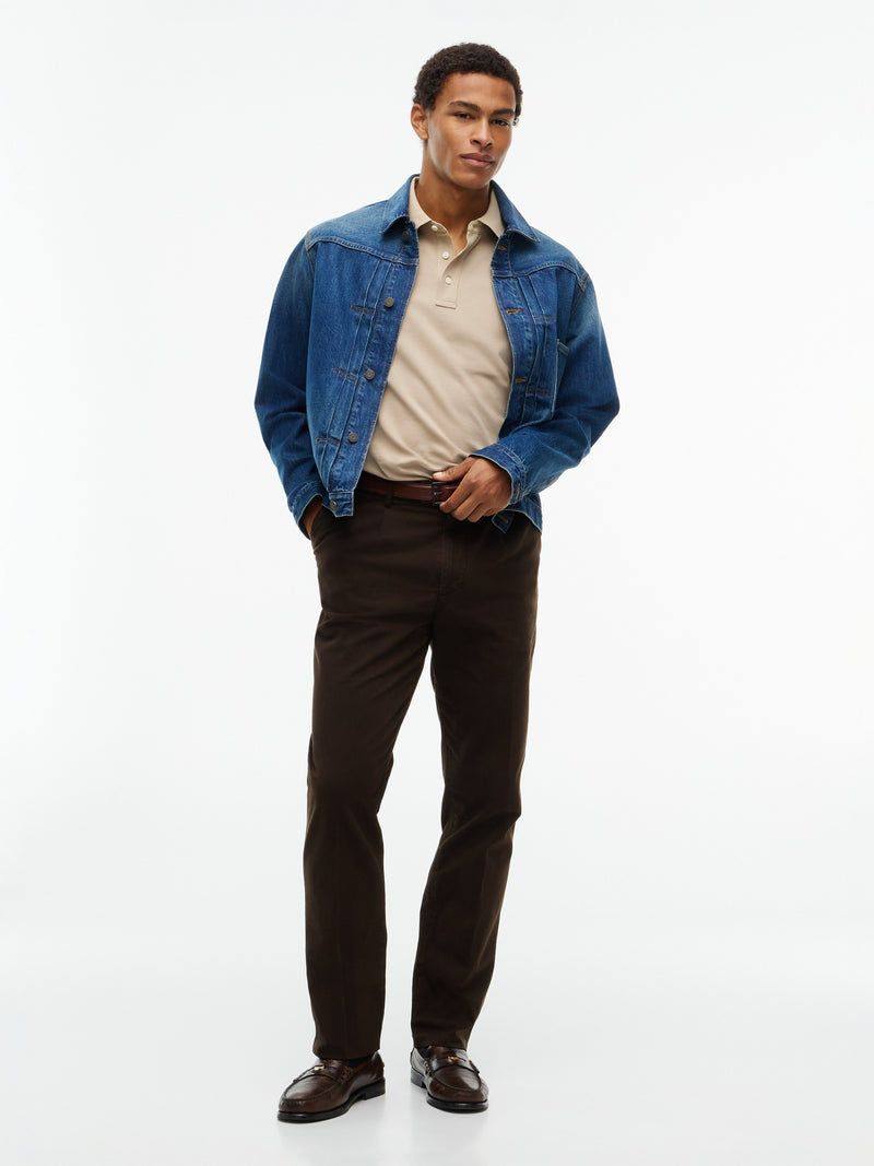 Slim Fit Solid Pique Polo