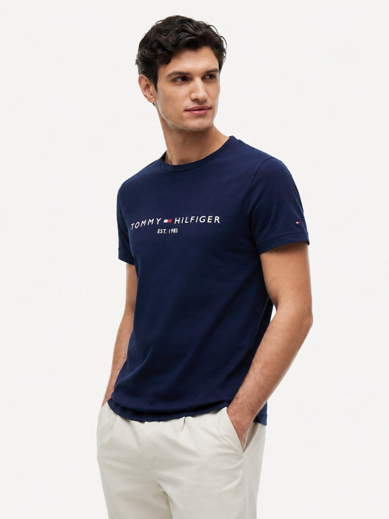 Slim Fit Chest Logo Jersey Tshirt