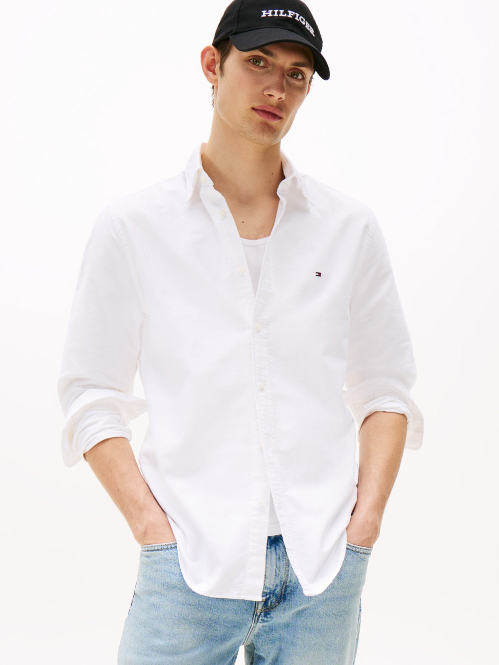 Regular Fit Solid Oxford Shirt