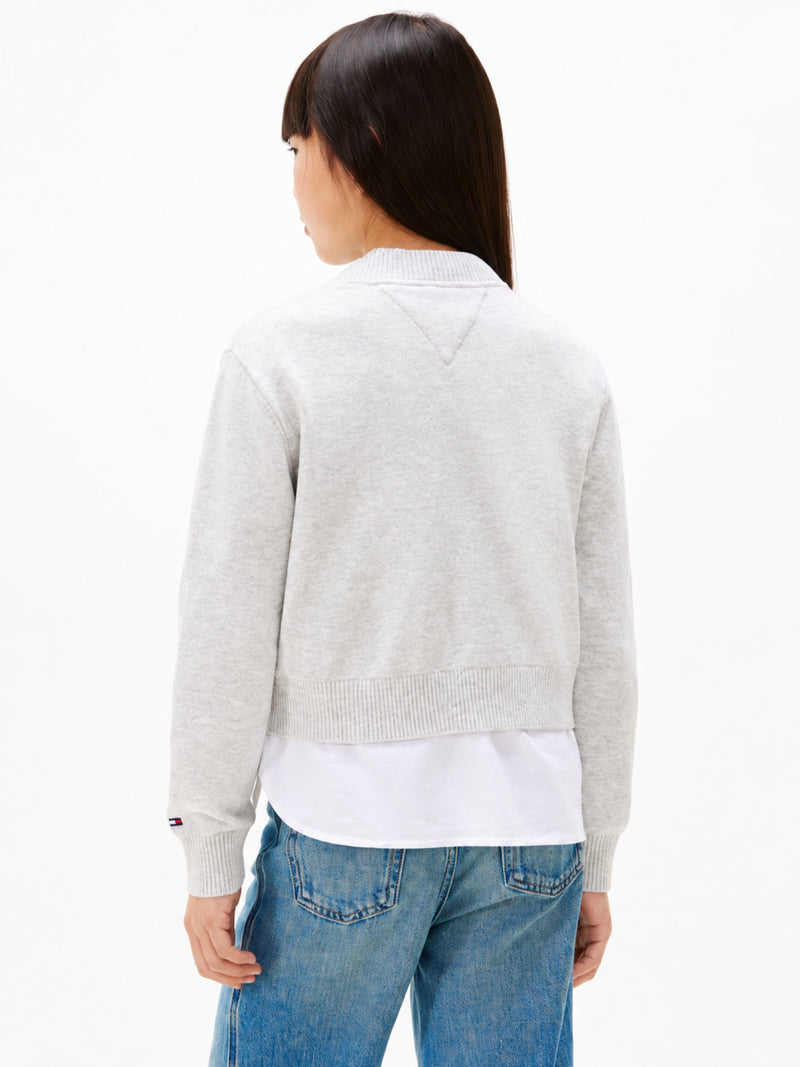 Kids Stripe Crew Neck Sweater