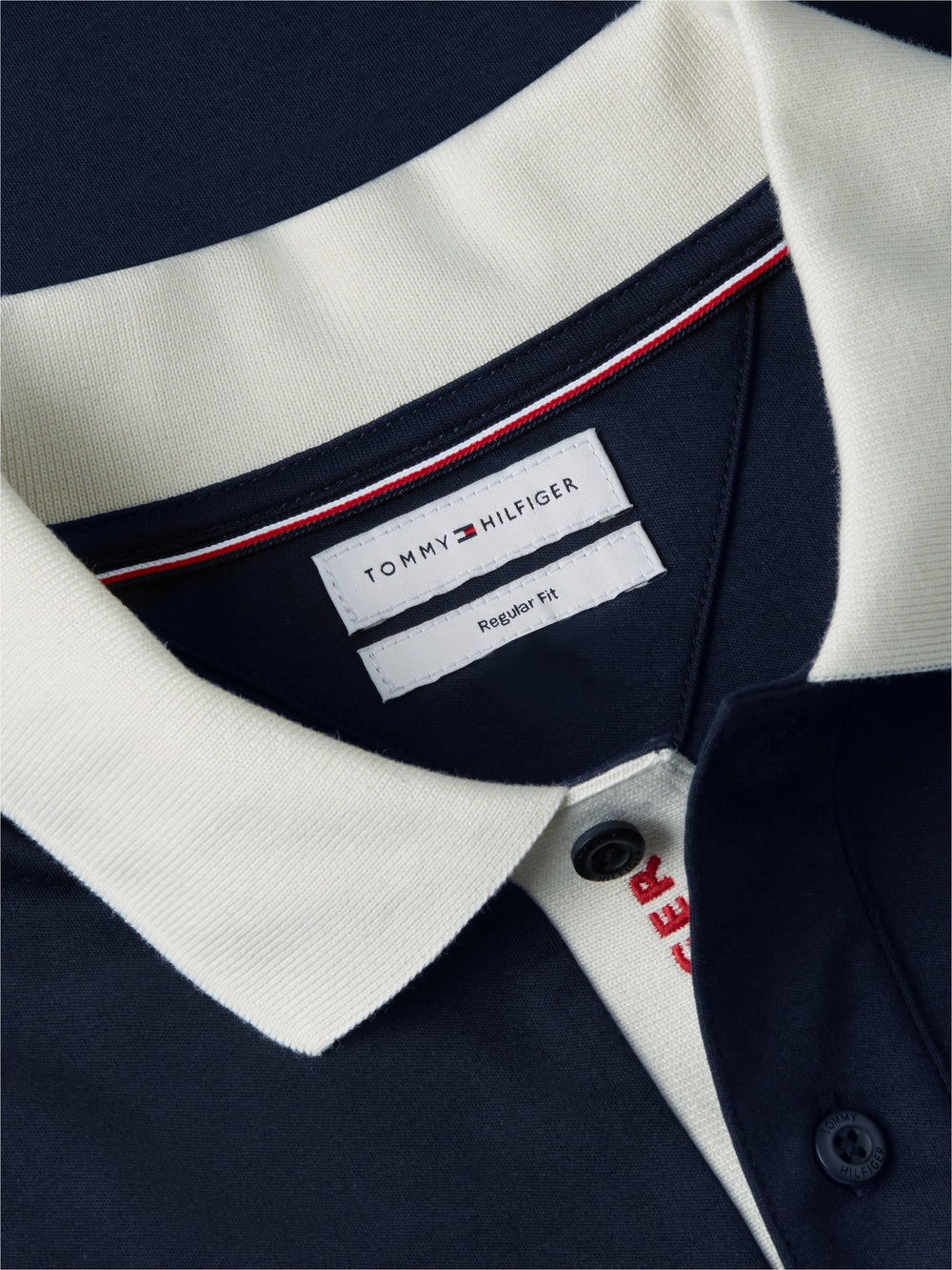 Regular Fit Contrast Collar Interlock Polo