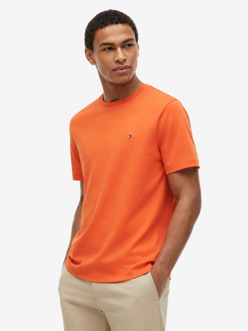 Regular Fit Solid Interlock Tshirt