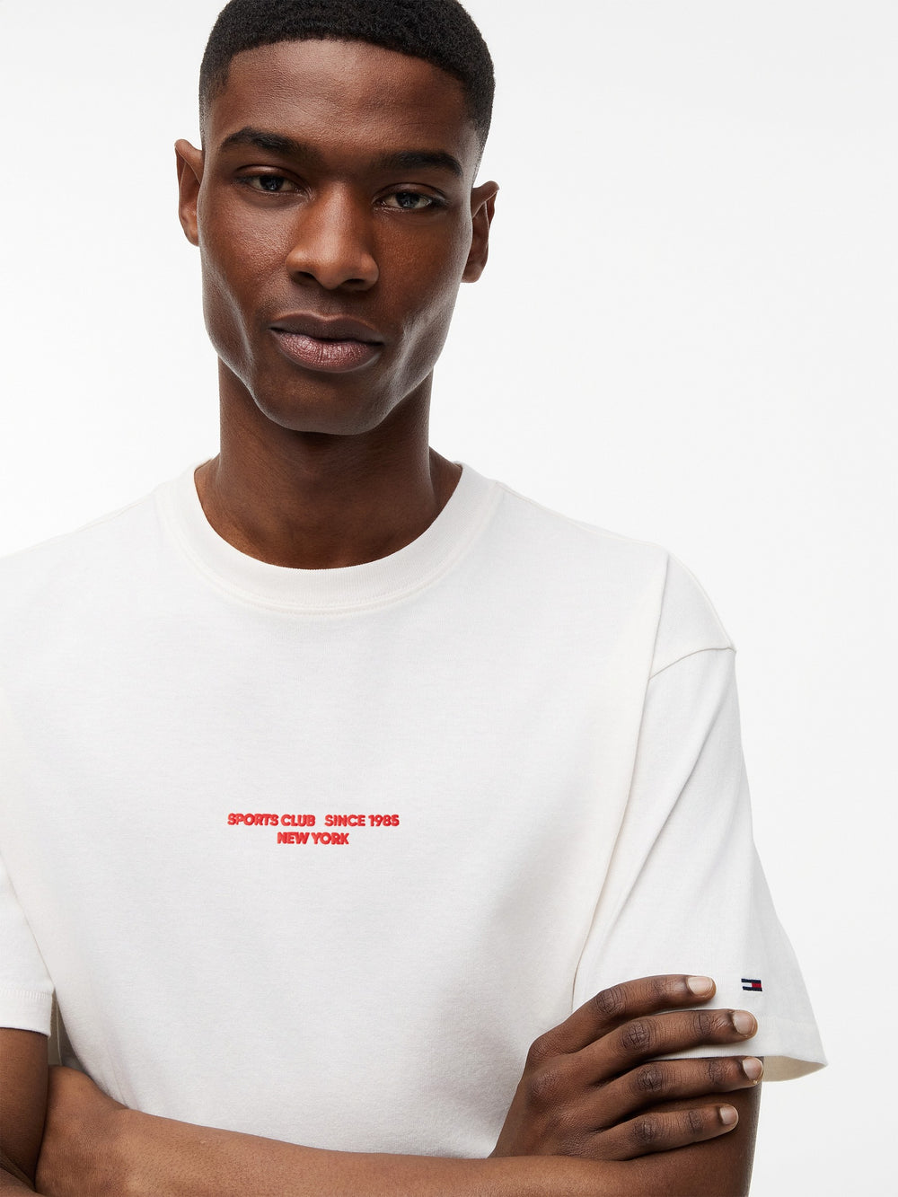 Relaxed Fit Sailboat Back Graphic T-Shirt