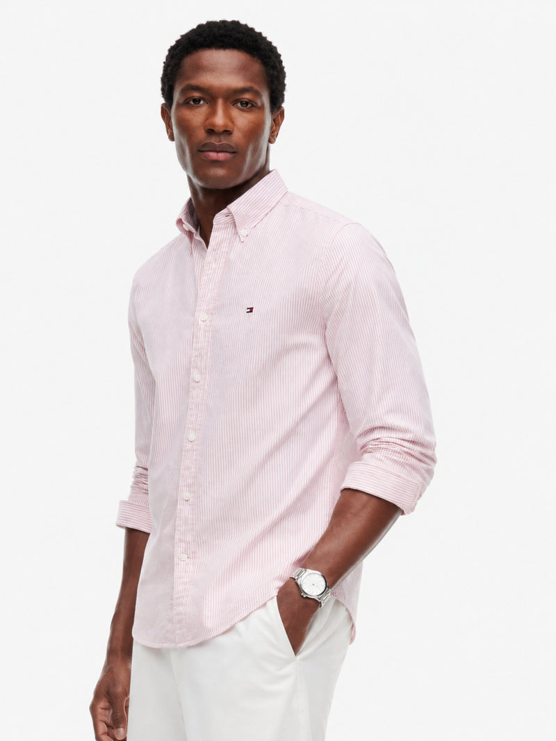 Regular Fit Stripe Oxford Shirt