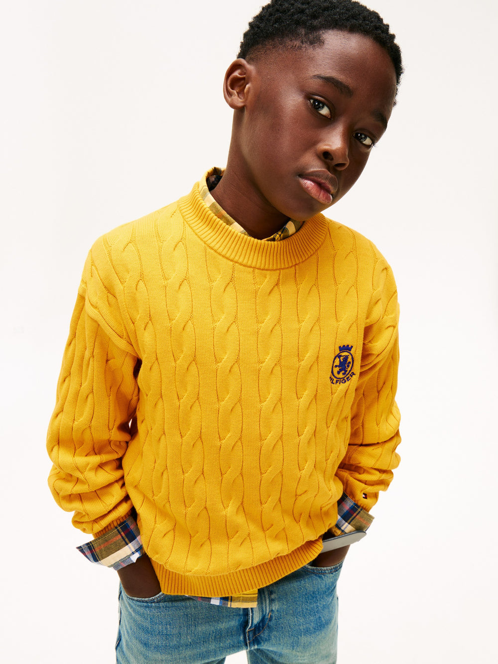 Kids Cable Knit Sweater