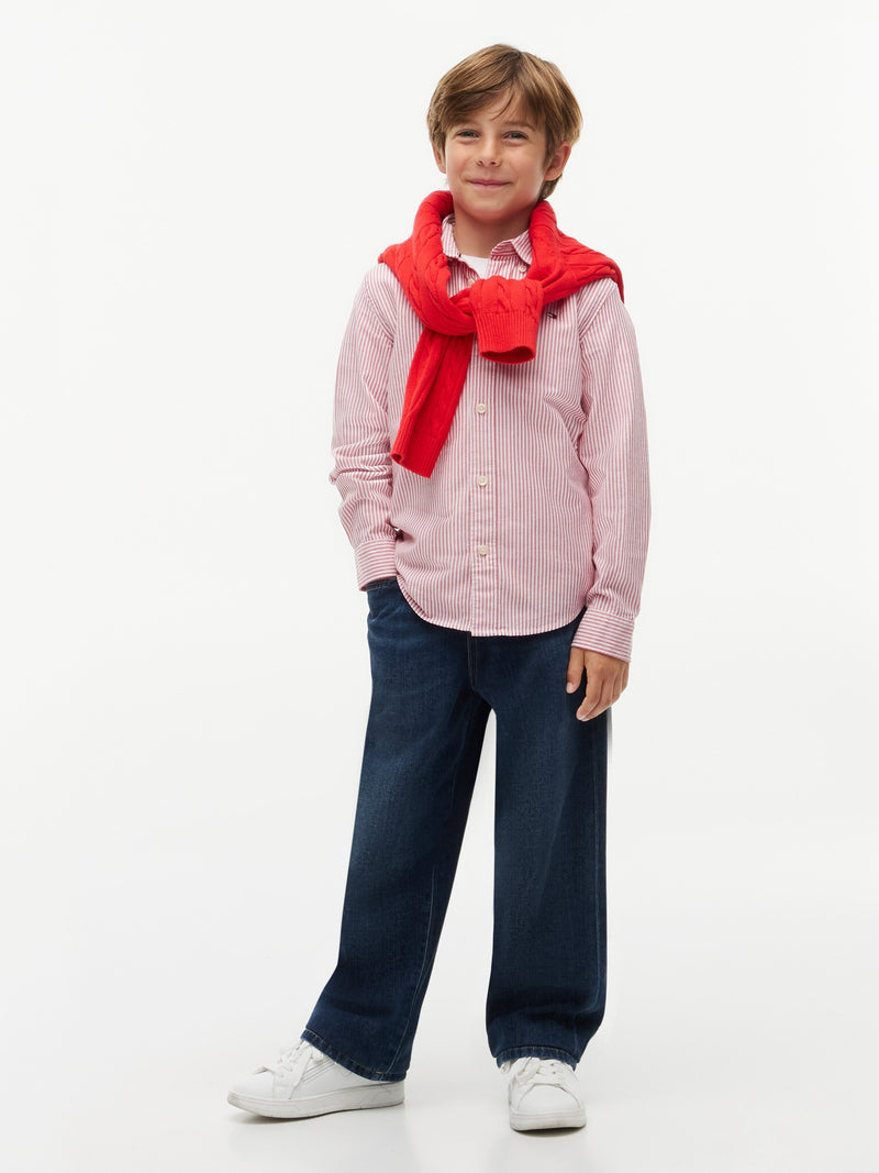 Kids Oxford Stretch Shirt