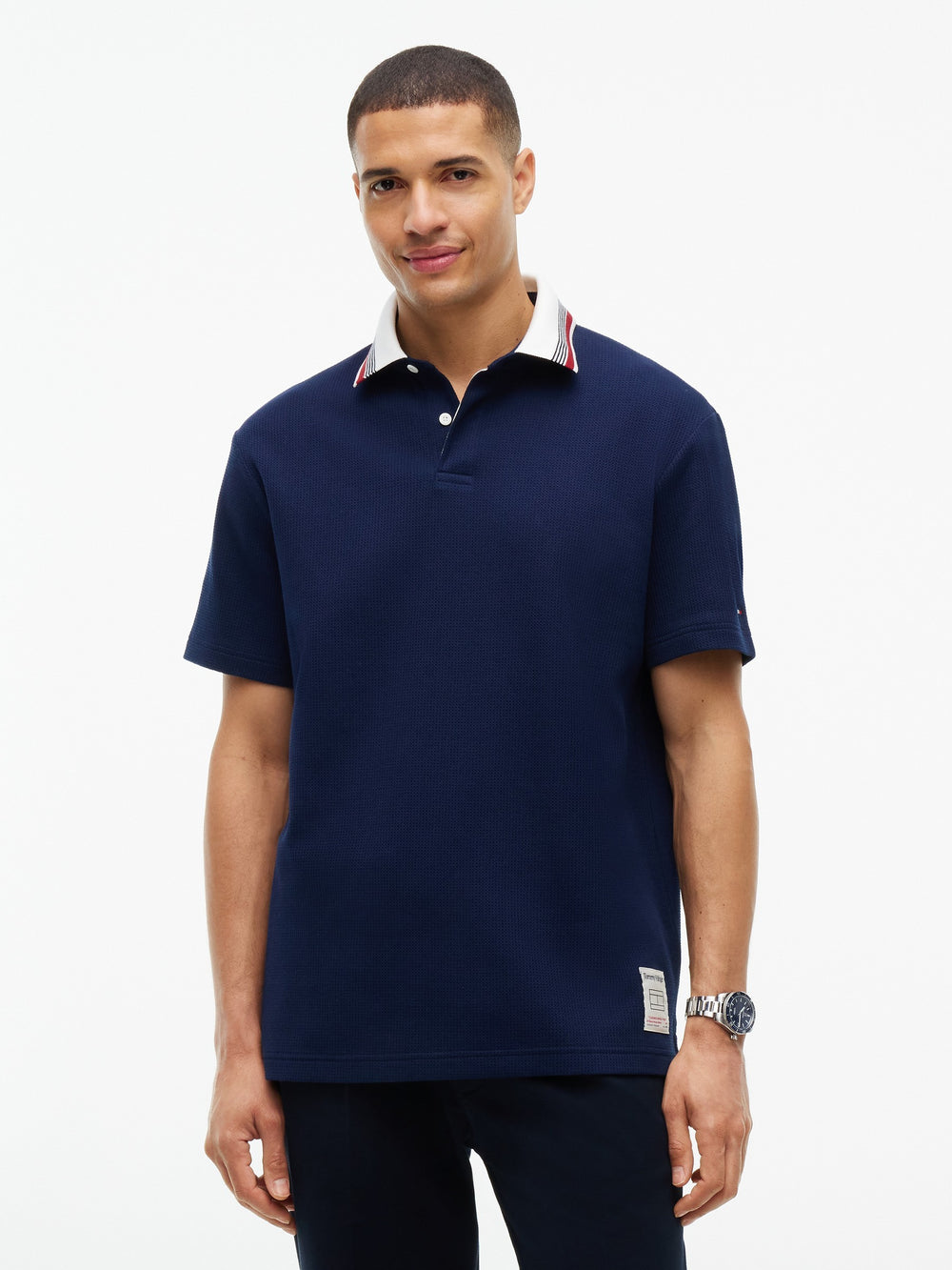 Regular Fit Textured Polo