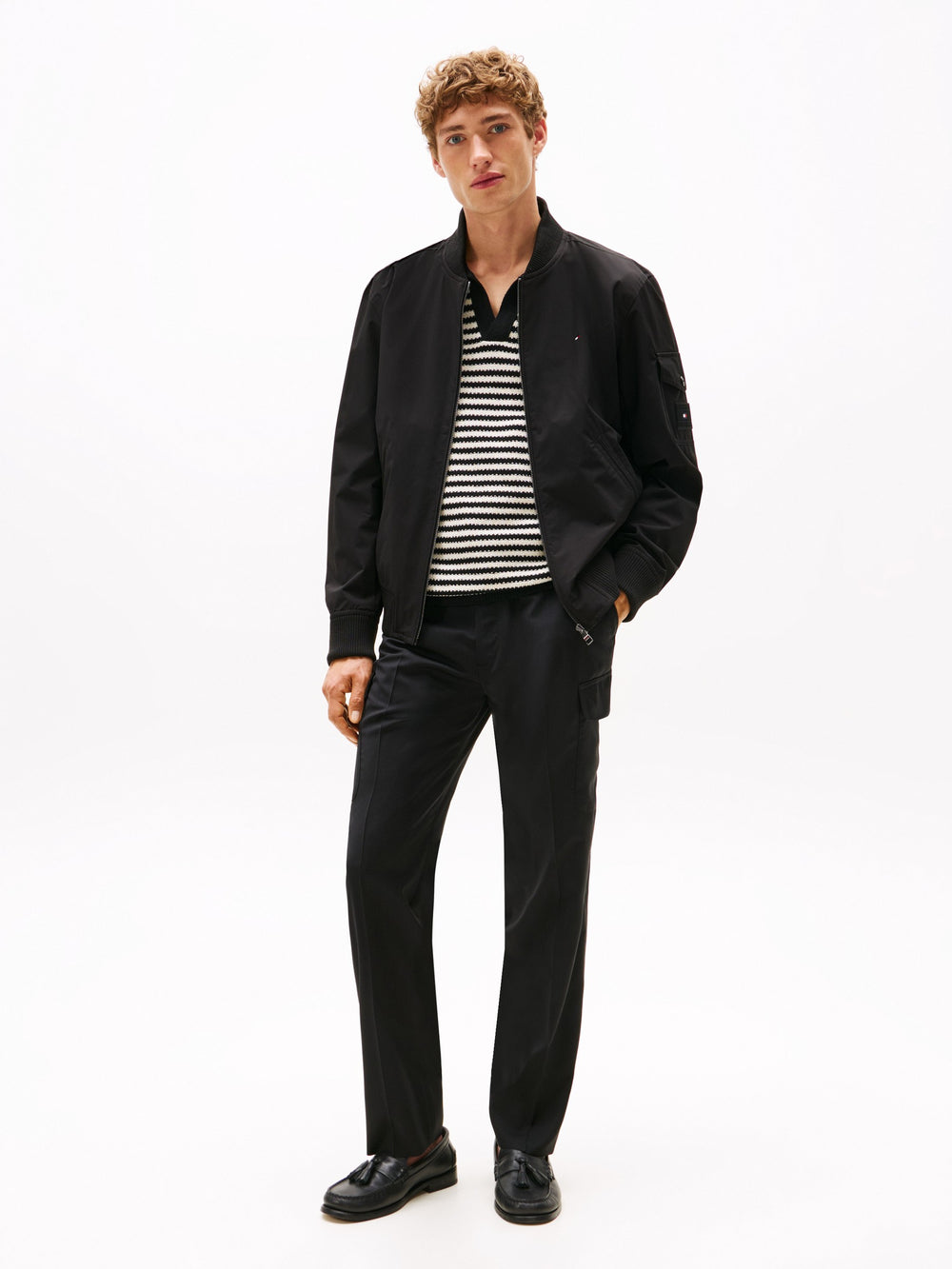 Relaxed Fit Bomber Jacket