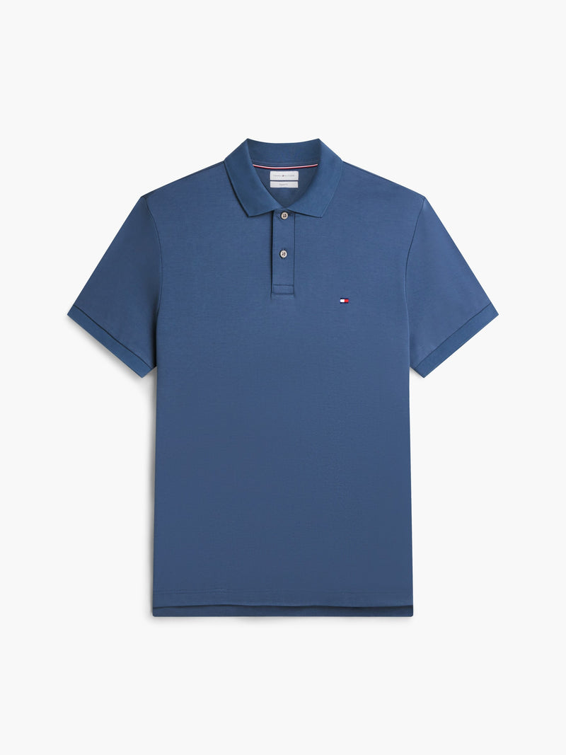 Regular Fit Solid Liquid Cotton Polo