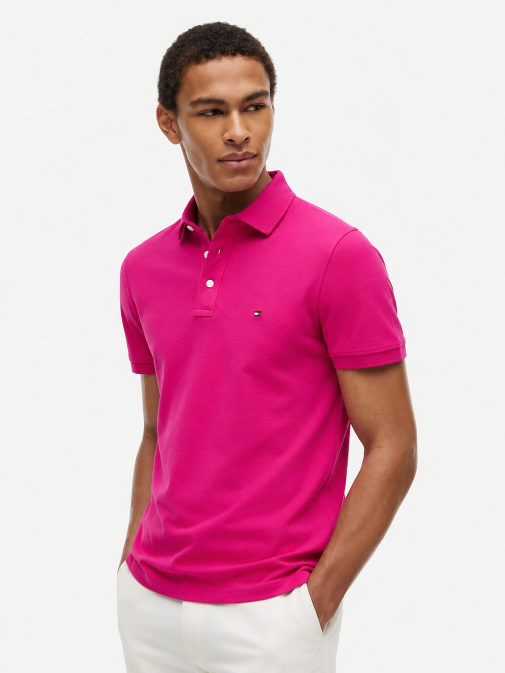 Slim Fit Solid Pique Polo