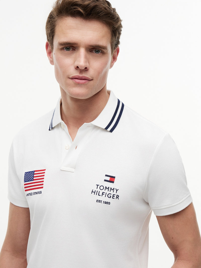 Regular Fit Graphic Pique Polo