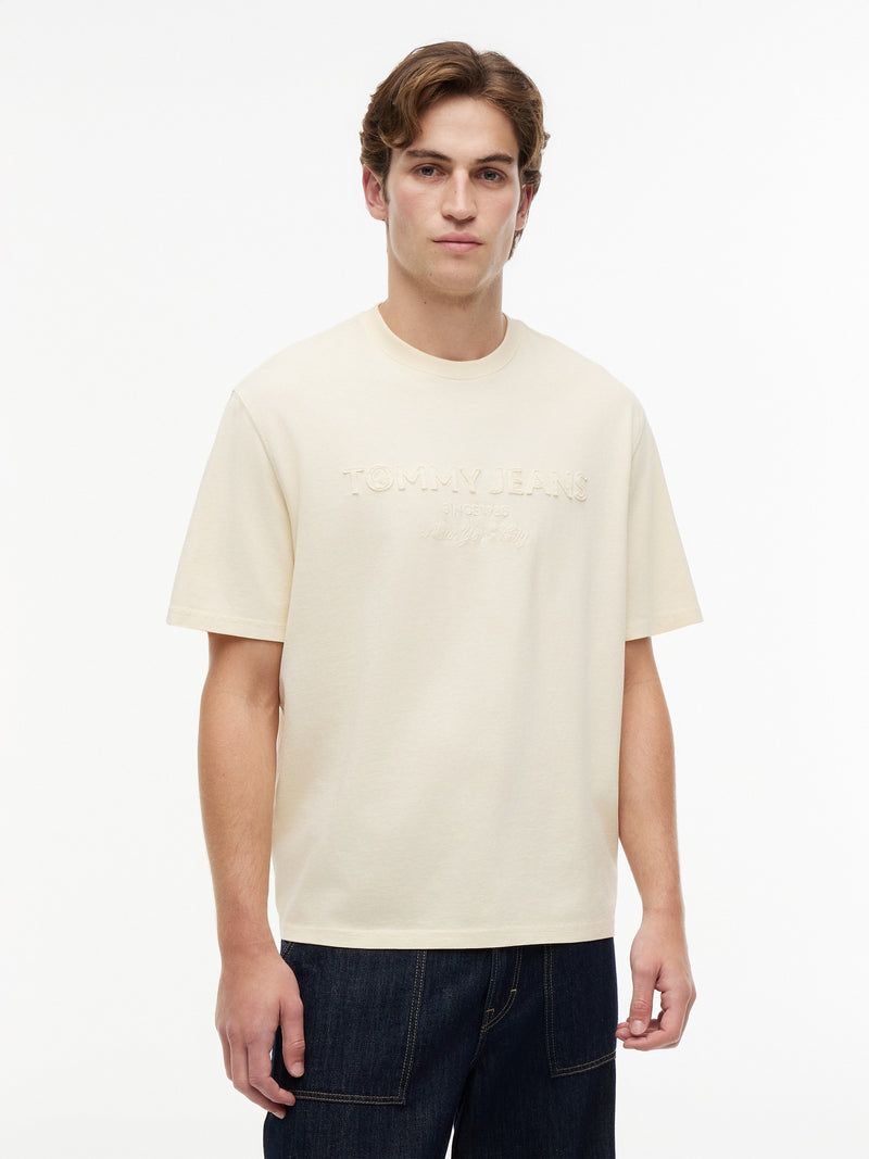 90S Fit Washed Patchwork T-Shirt