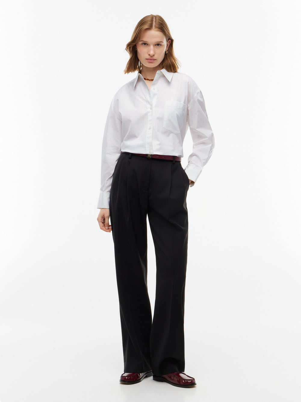 Relaxed Solid Shirt
