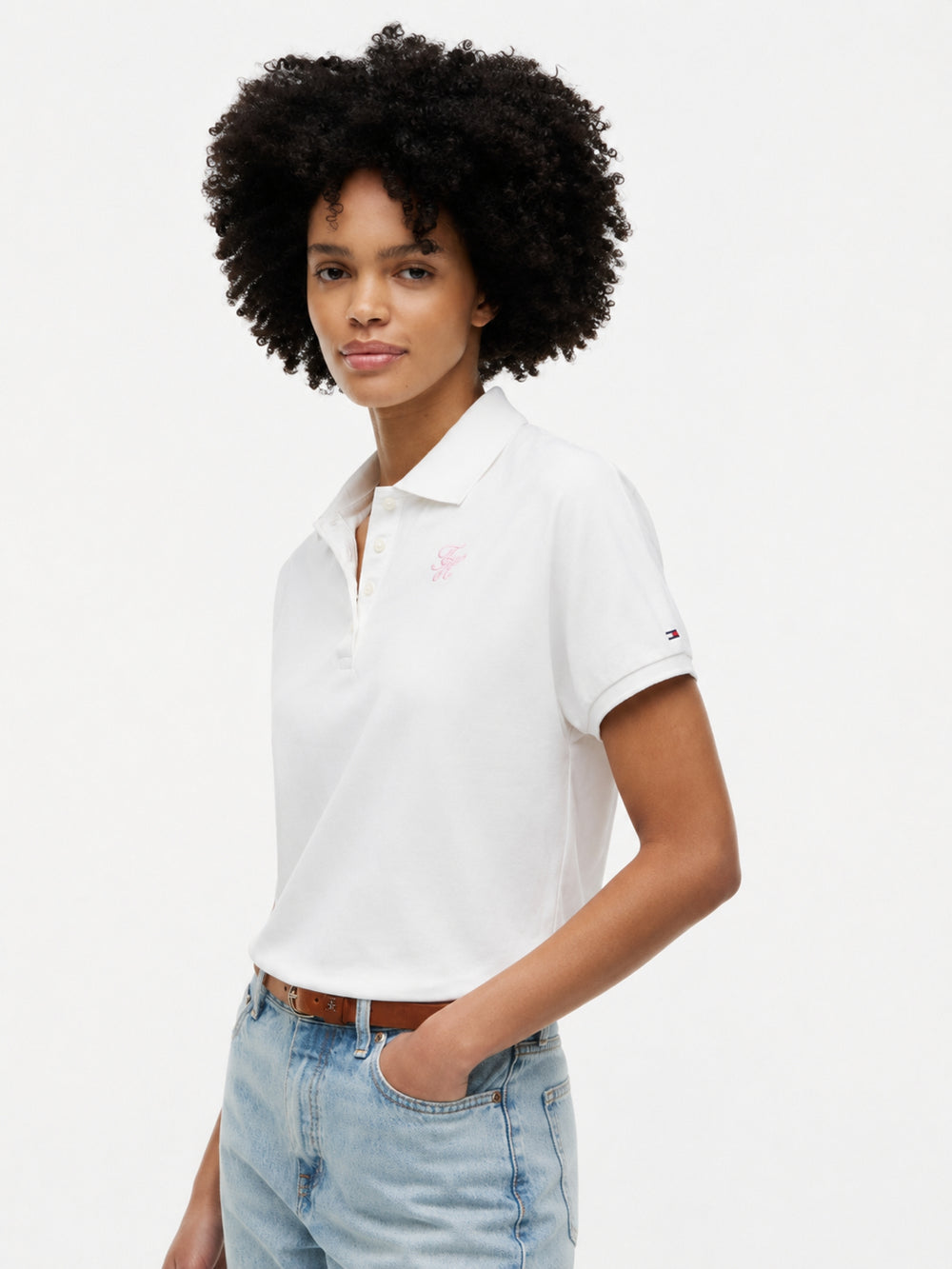 Solid Regular Fit Half Sleeve Pique Polo