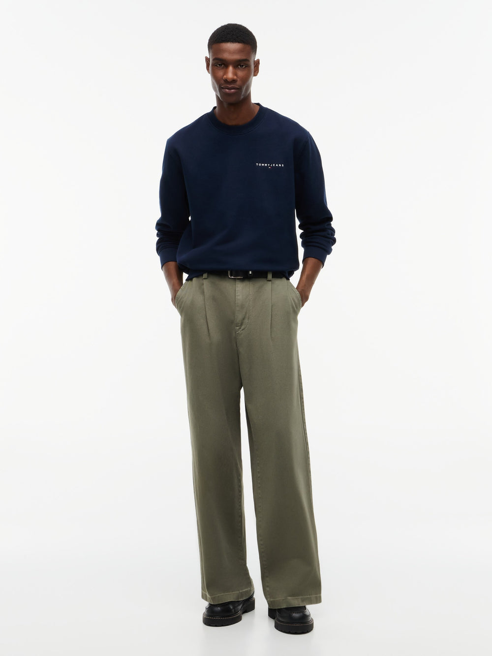 Regular Fit Fleece Crew Neck Sweatshirt