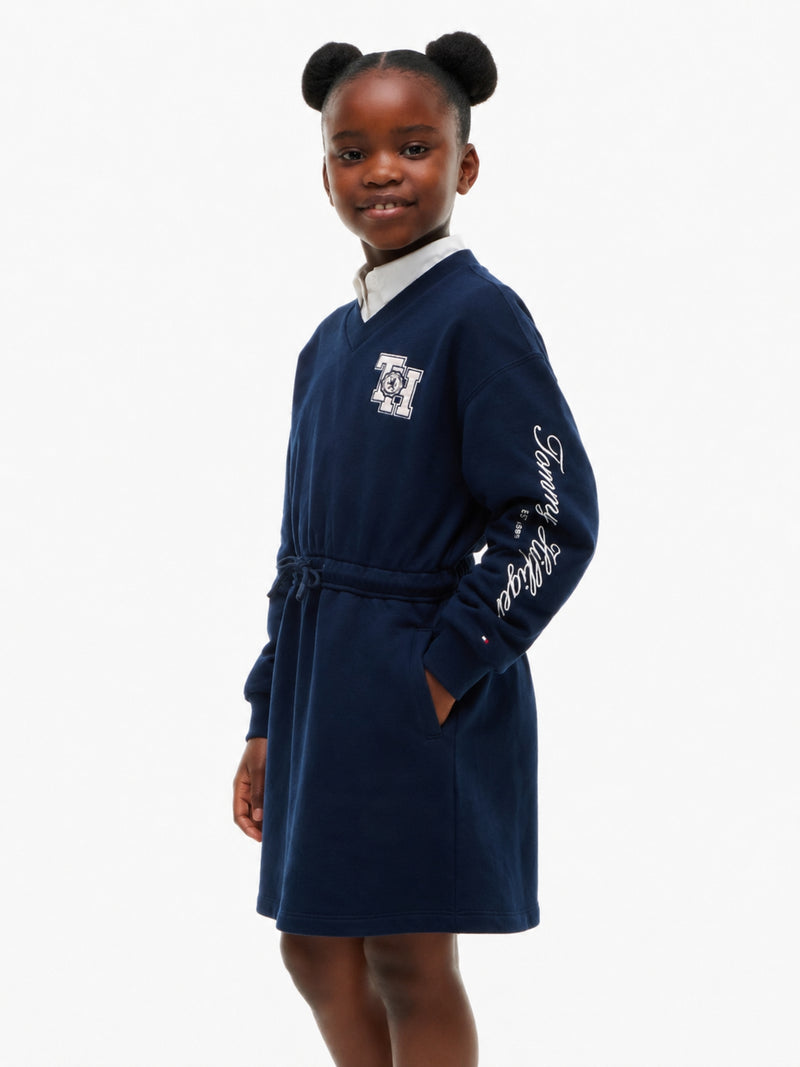 Kids Long-Sleeve Sweatshirt Dress