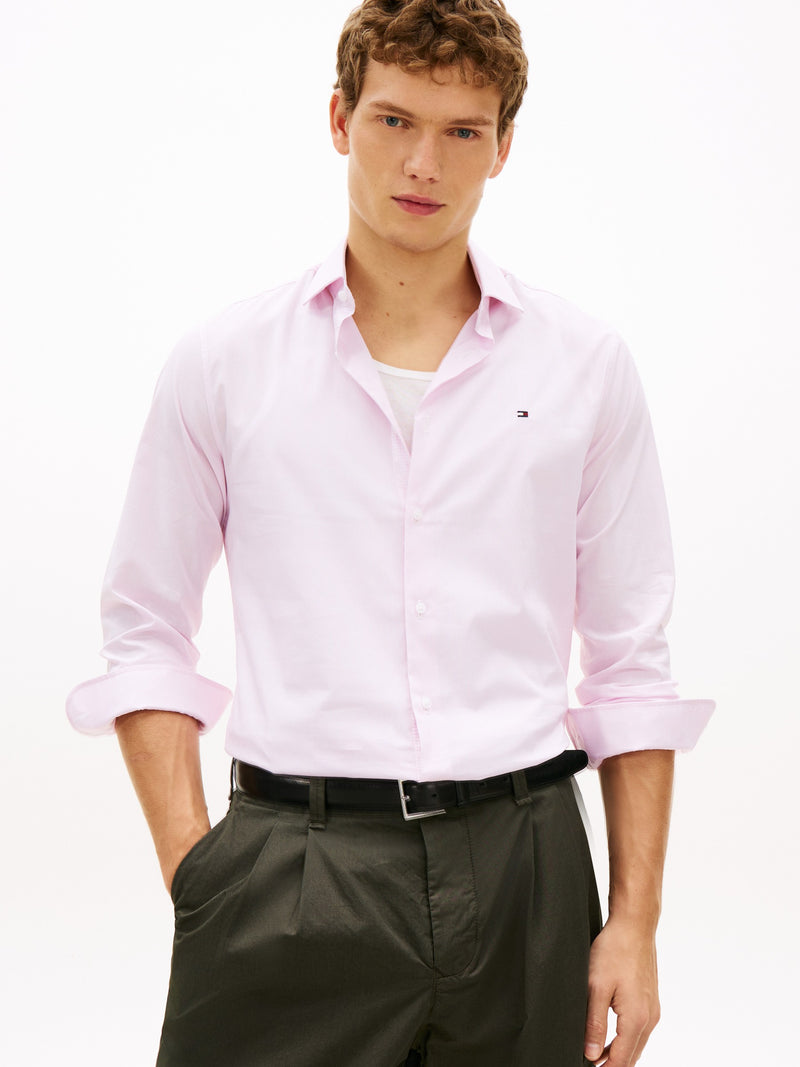 Slim Fit Stripe Poplin Shirt