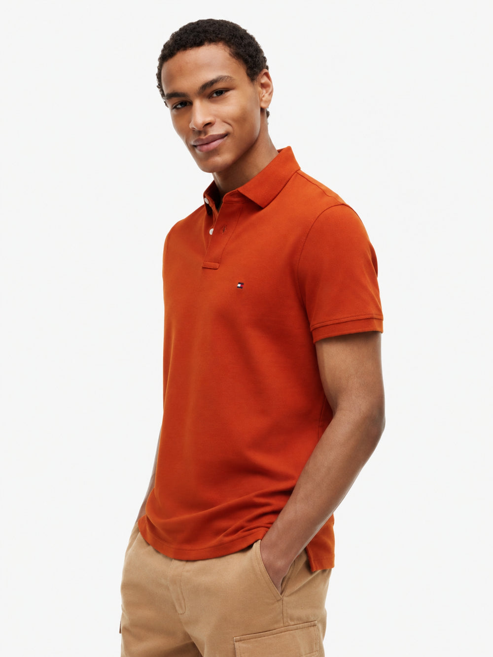 Regular Fit Solid Pique Polo