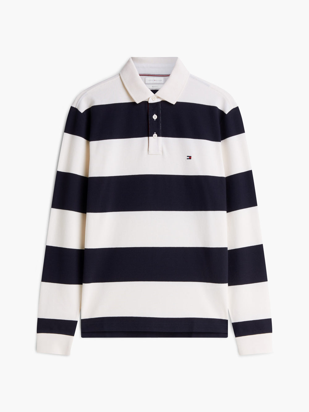 Regular Fit Striped Pique Polo