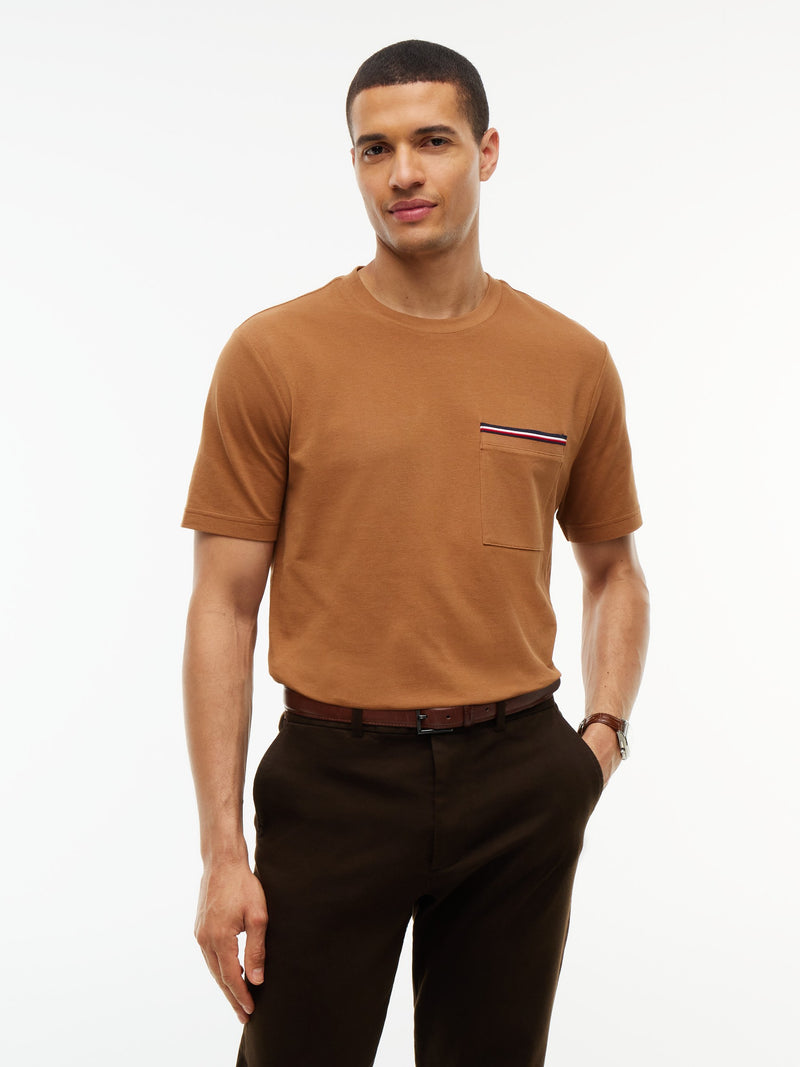 Regular Fit Pocket Pique Tshirt