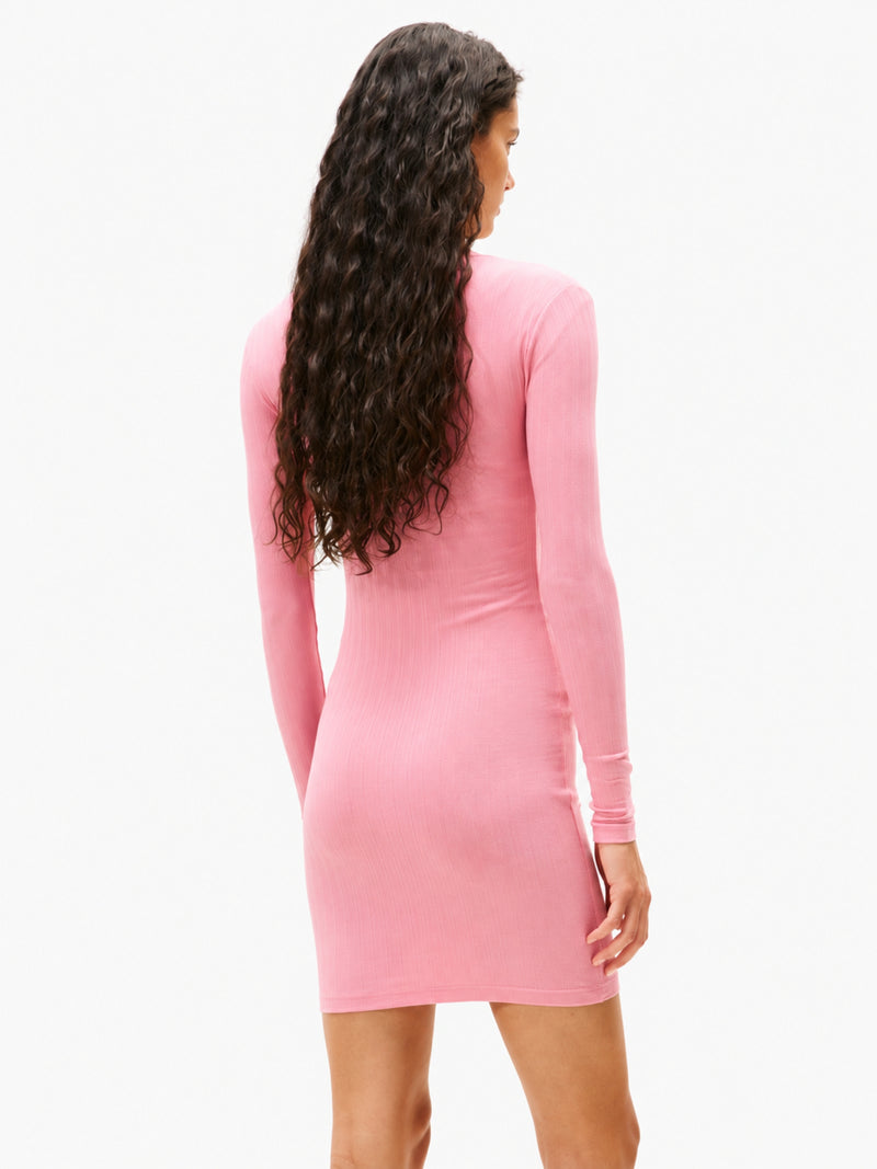Full Sleeve Solid Ribbed Bodycon Dress