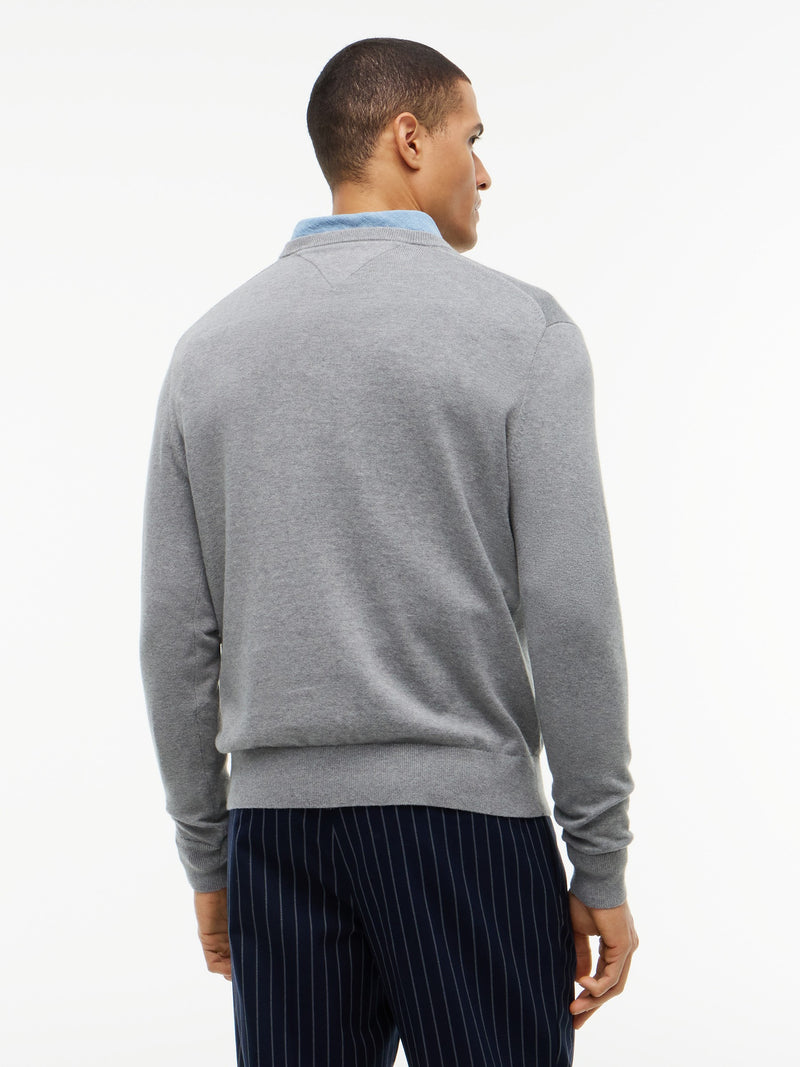 V Neck Solid Sweater