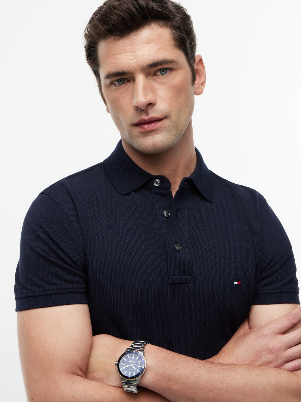 Slim Fit Solid Pique Polo