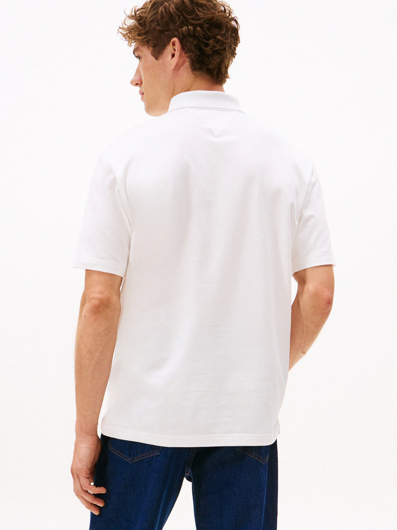 Relaxed Fit 1/4 Zip Polo
