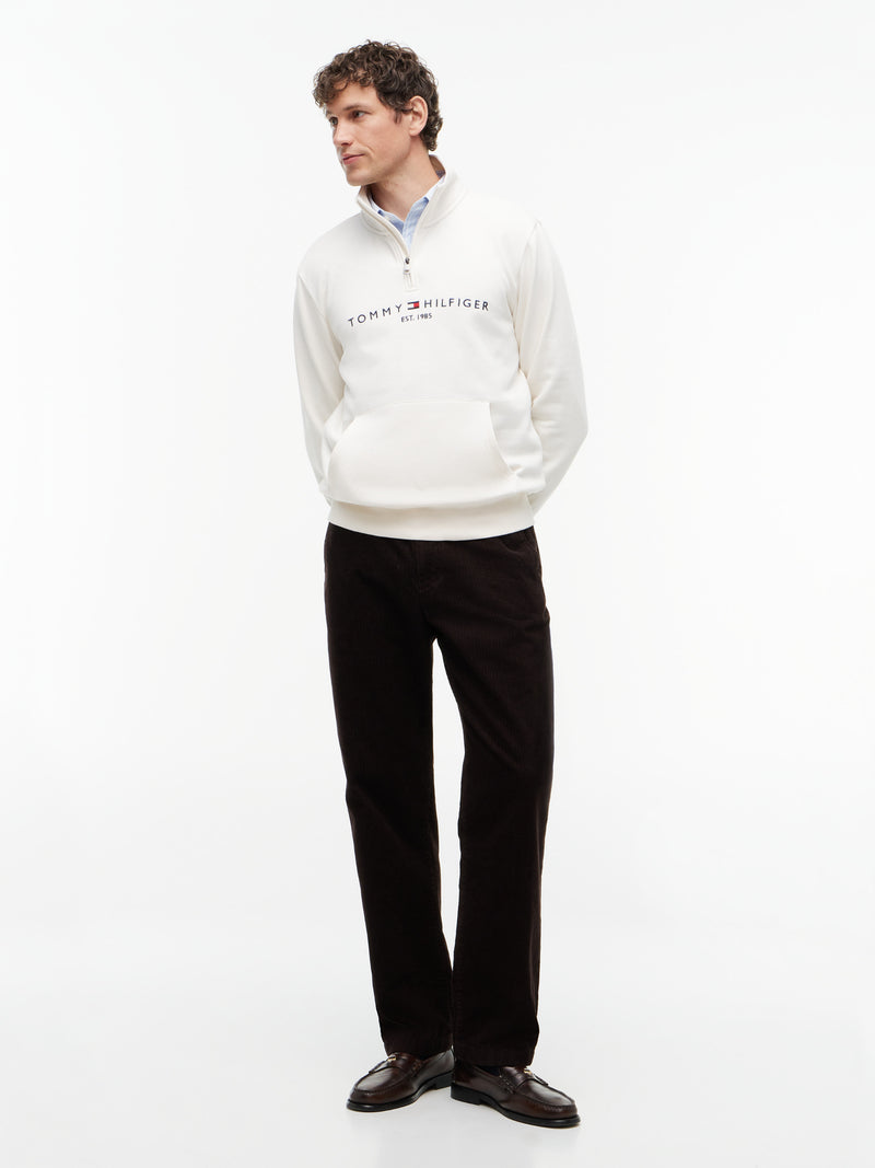 Regular Fit 1/4 Zip Fleece Sweatshirt