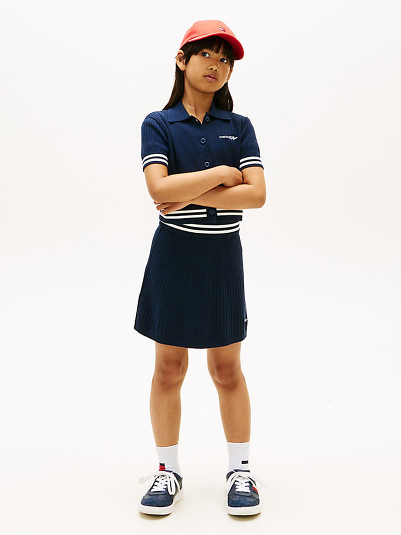 Girls Sweater Rib Skirt