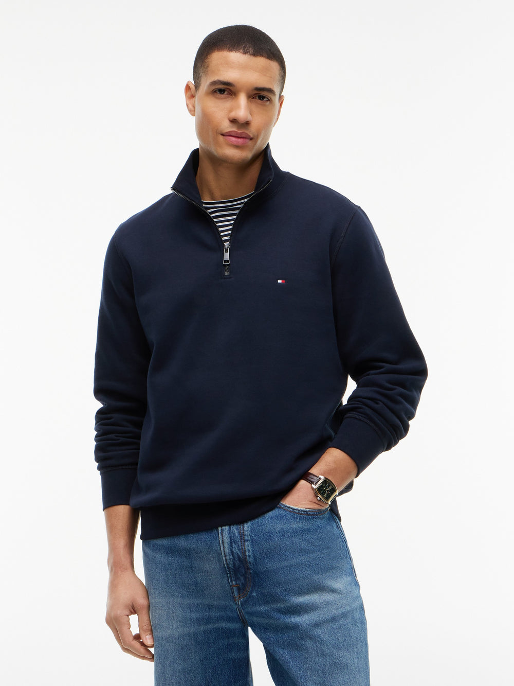 1/4 Zip Fleece Sweatshirt