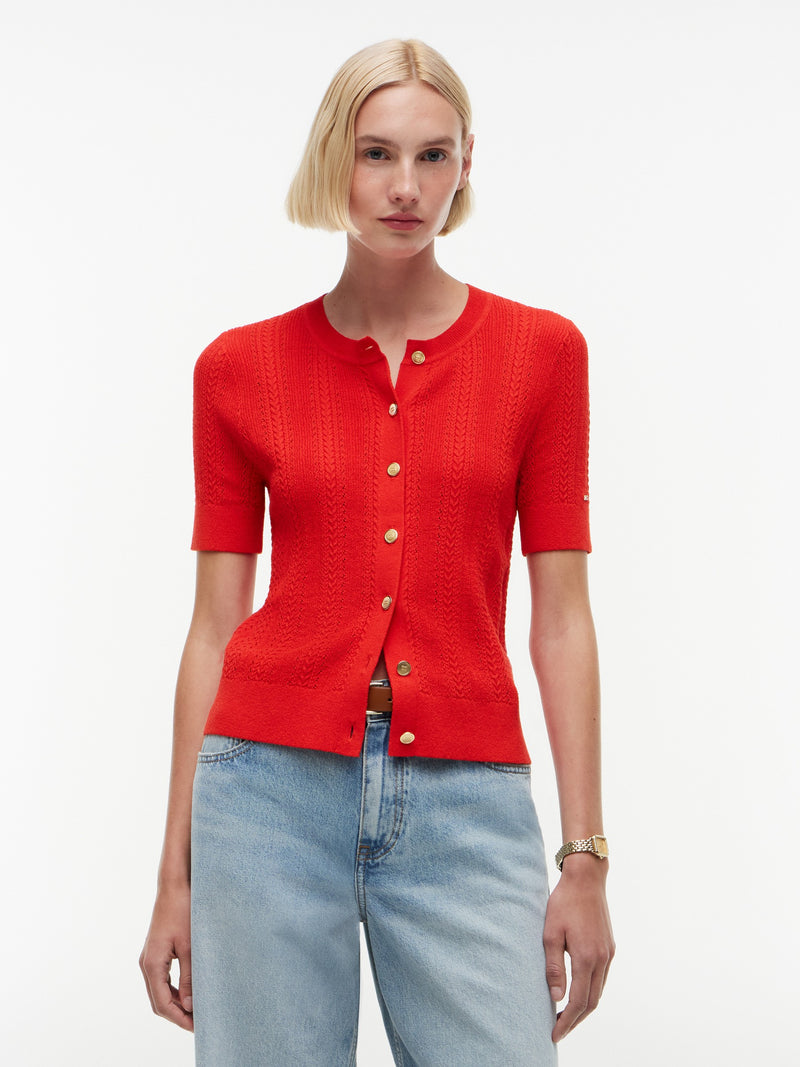 Solid Regular Fit Half Sleeve Ribbed T-Shirt